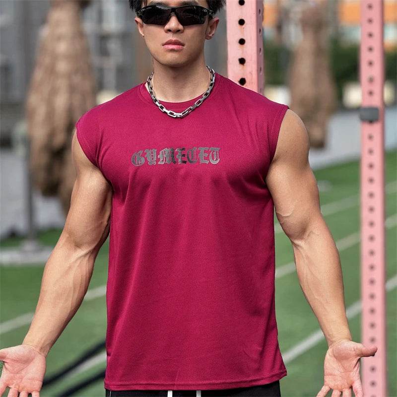 2024 Men's Fitness Tank Top - Casual Sleeveless Shirt for Summer Workouts - Buy Center US