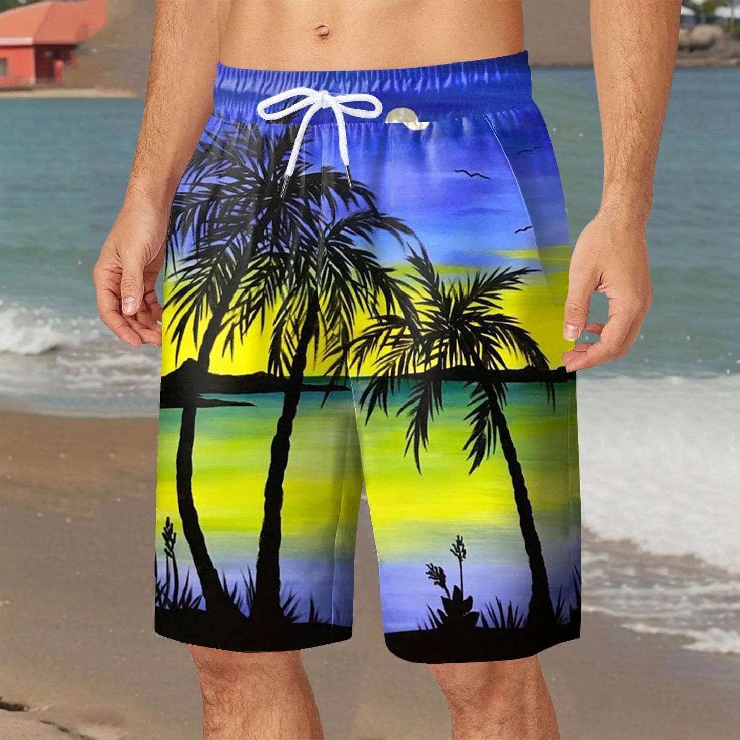 Quicksilver Men's Bermuda Trunks - Summer Board Shorts for Beach Fun - Buy Center US