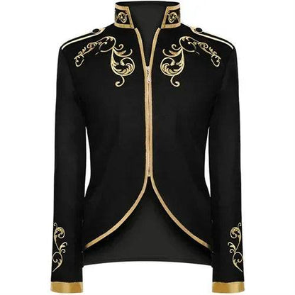 Qj Cinga British Style Embroidered Flower Suit - Wedding Party Blazer - Buy Center US