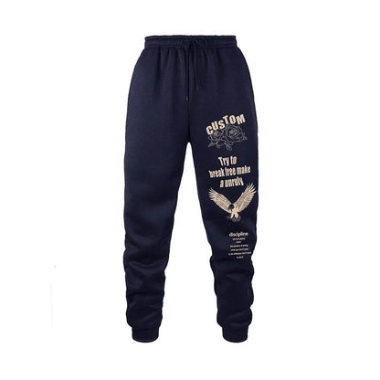 Autumn Men's Sweatpants - Lightweight Jogger Pants with Drawstring Closure - Buy Center US