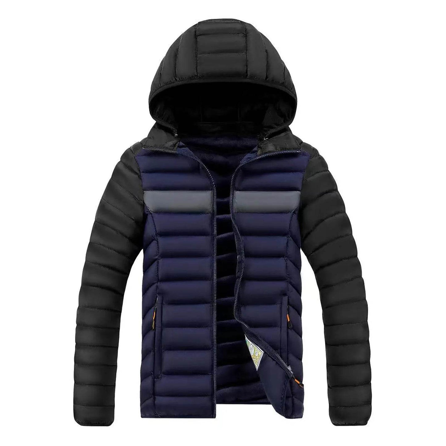 Men's Windproof Hiking Jacket - Warm Hooded Thermal Winter Coat - Buy Center US
