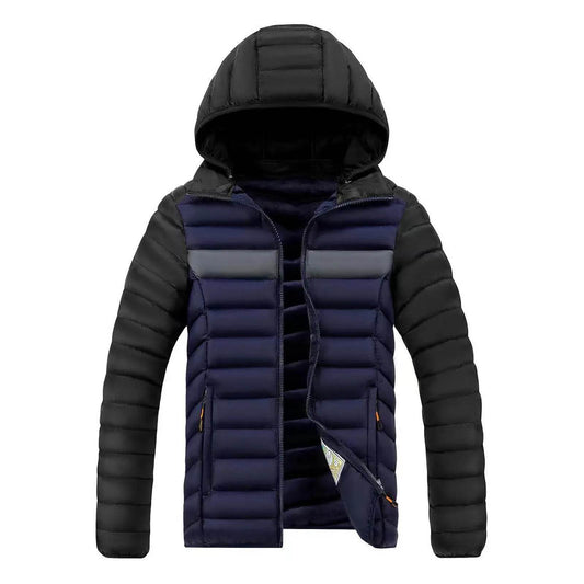 Men's Windproof Hiking Jacket - Warm Hooded Thermal Winter Coat - Buy Center US