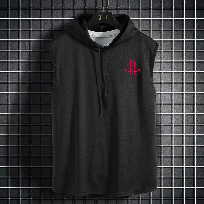 Summer Breathable Hooded Basketball Vest - Quick-Drying Casual Tank Top - Buy Center US
