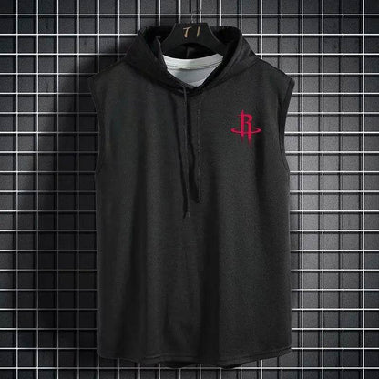 Summer Breathable Hooded Basketball Vest - Quick-Drying Casual Tank Top - Buy Center US