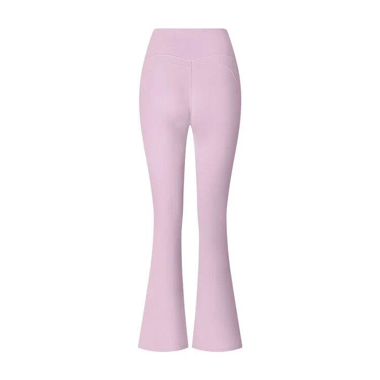 Women's High Waist Flared Leggings - Breathable Yoga Pants for Workouts - Buy Center US