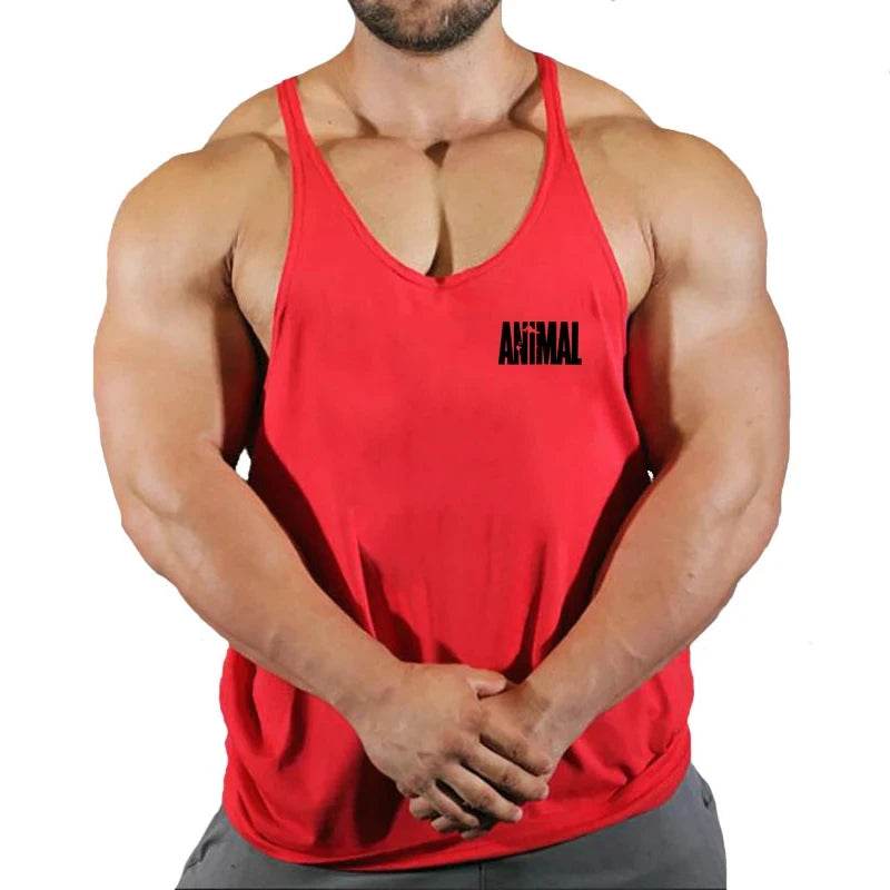 Men’s Fitness Stringer Vest - Casual Muscle Tank Top for Bodybuilding - Buy Center US