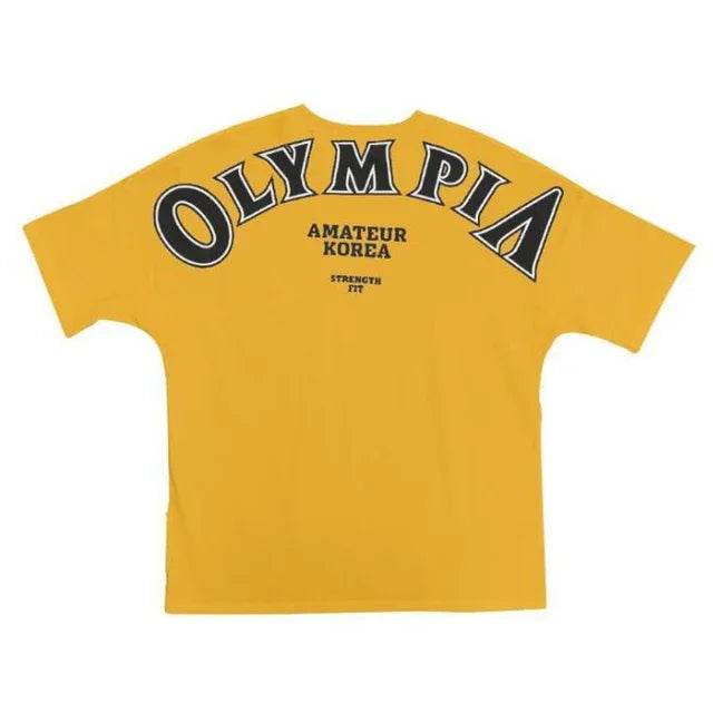 OLYMPIA Men's 3D Printed Gym T-Shirt - Quick Dry, Lightweight Sports Top - Buy Center US