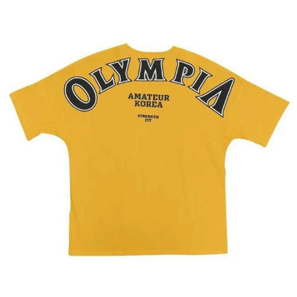OLYMPIA Men's 3D Printed Gym T-Shirt - Quick Dry, Lightweight Sports Top - Buy Center US
