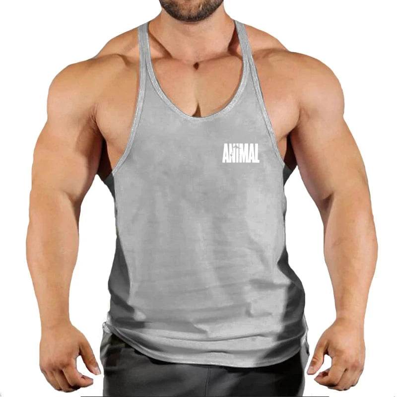 Men’s Fitness Stringer Vest - Casual Muscle Tank Top for Bodybuilding - Buy Center US