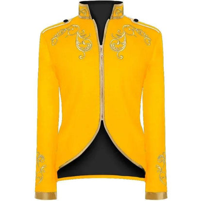 Qj Cinga British Style Embroidered Flower Suit - Wedding Party Blazer - Buy Center US