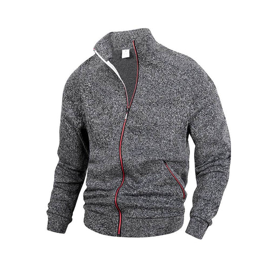 Men's Casual Stand Collar Zipper Jacket - Spring & Autumn Windbreaker - Buy Center US