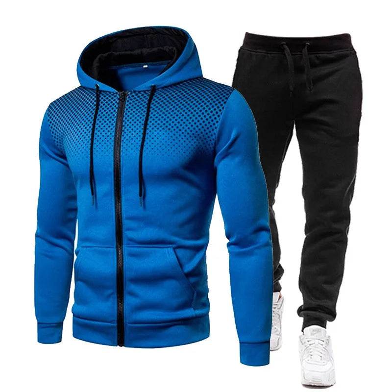 LETSNAGOU Men's Casual Zipper Fleece Sweater & Sports Hat Set - Buy Center US
