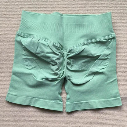 LEDP Women's Scrunch Butt Running Shorts - Seamless Biker Yoga Fit - Buy Center US