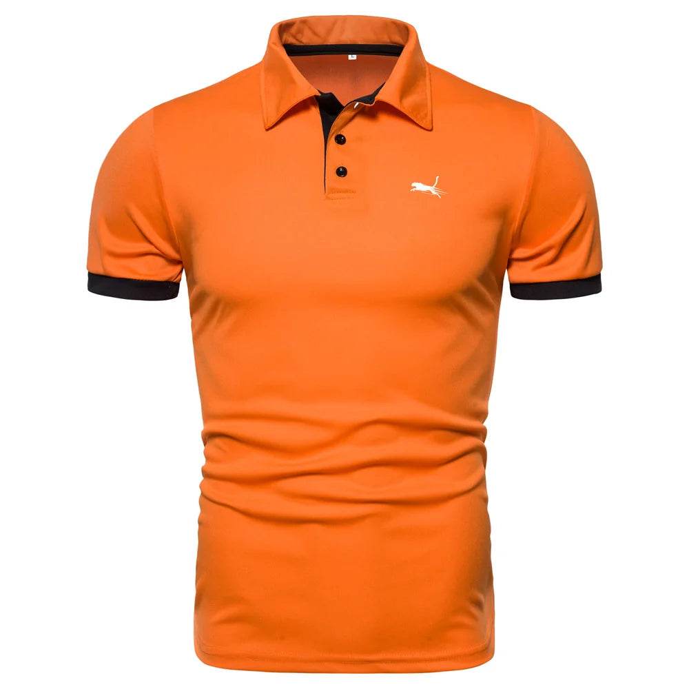 Casual Men’s Short Sleeve Polo Shirt - Breathable Quick Drying Golf Top - Buy Center US