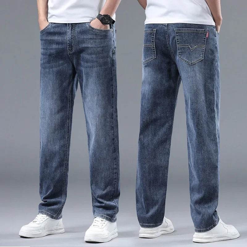 2024 Men's Trendy Vintage Casual Trousers - Loose Fit Straight Leg Jeans - Buy Center US