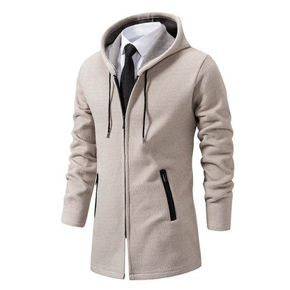ENWEIGE Men's Hooded Fleece Cardigan - Casual Winter Jacket, Thick Knit - Buy Center US