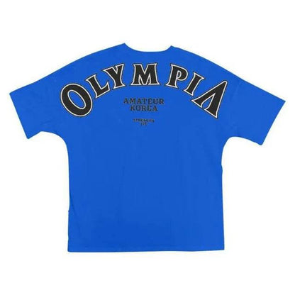 OLYMPIA Men's 3D Printed Gym T-Shirt - Quick Dry, Lightweight Sports Top - Buy Center US