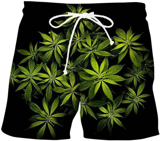 Men's 3D Print Beach Shorts - Casual Quick Drying Summer Swimwear - Buy Center US