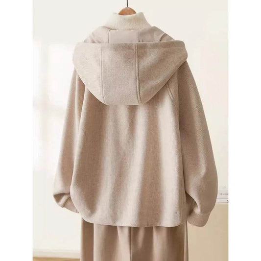 Elegant Women's Loose Parka Jacket - Chic Winter Office Coat - Buy Center US