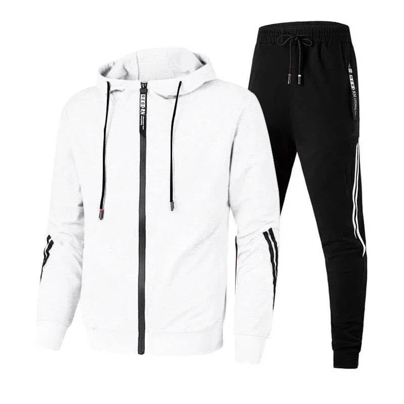 VIPOL Men's Pullover Hoodie Sweatsuit - High-Quality Casual Sportswear - Buy Center US