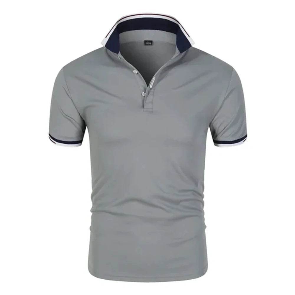 Men's Organic Cotton Polo Shirt - Casual Short Sleeve for Spring Style - Buy Center US