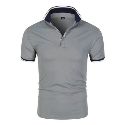 Men's Organic Cotton Polo Shirt - Casual Short Sleeve for Spring Style - Buy Center US