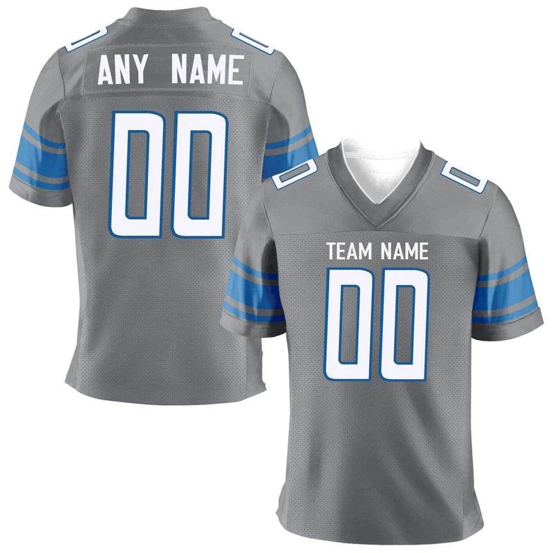 Personalized Rugby T-Shirt - Custom Team Name & Number - Men's V-Neck - Buy Center US