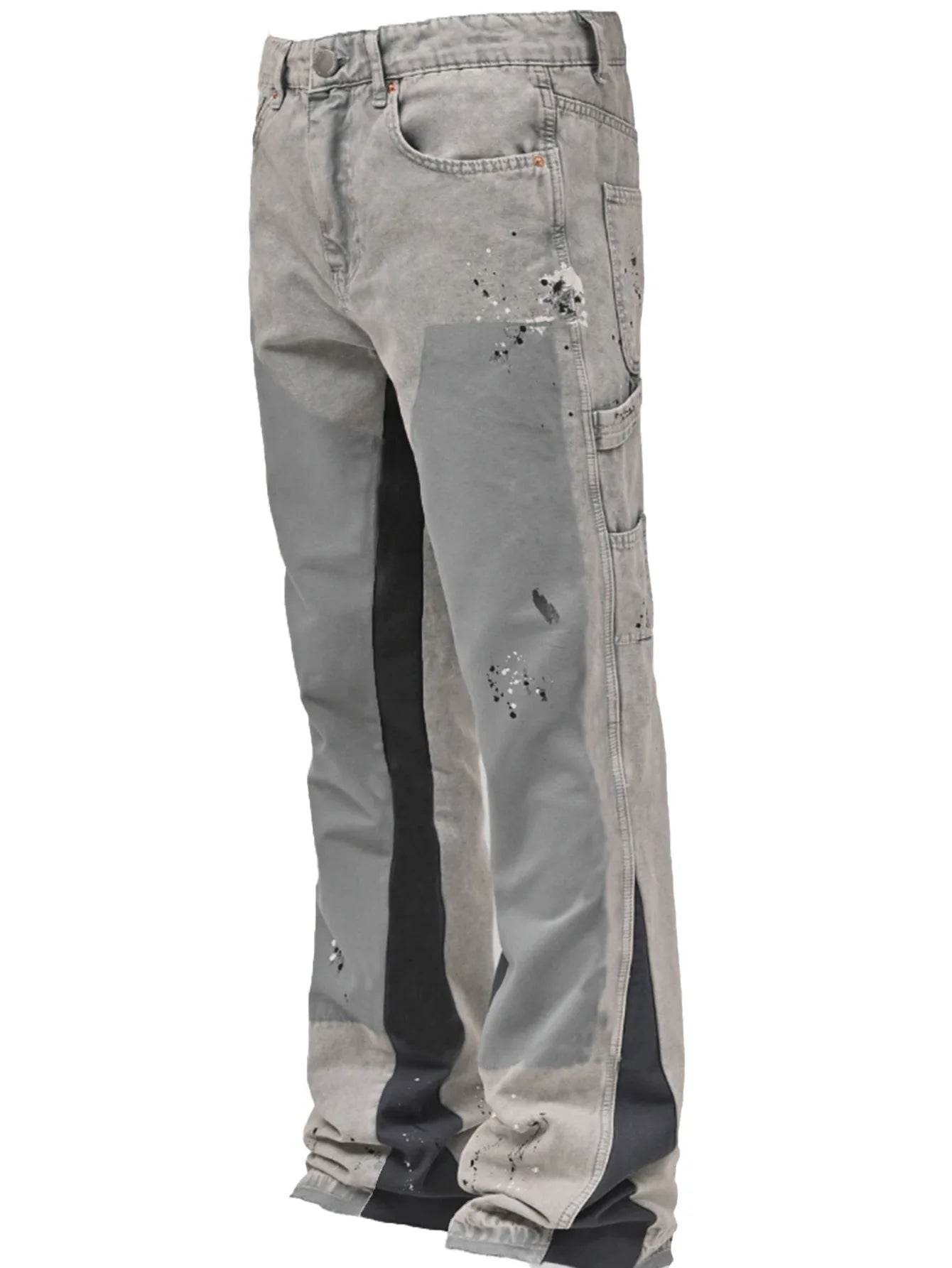 Vintage Ankle Length Washed Jeans for Men - Casual Streetwear Style - Buy Center US