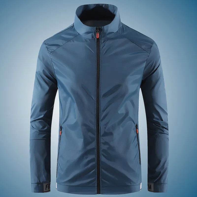 Men's Ice Silk Breathable Jacket - Thin Waterproof Windbreaker for Outdoor Sports - Buy Center US