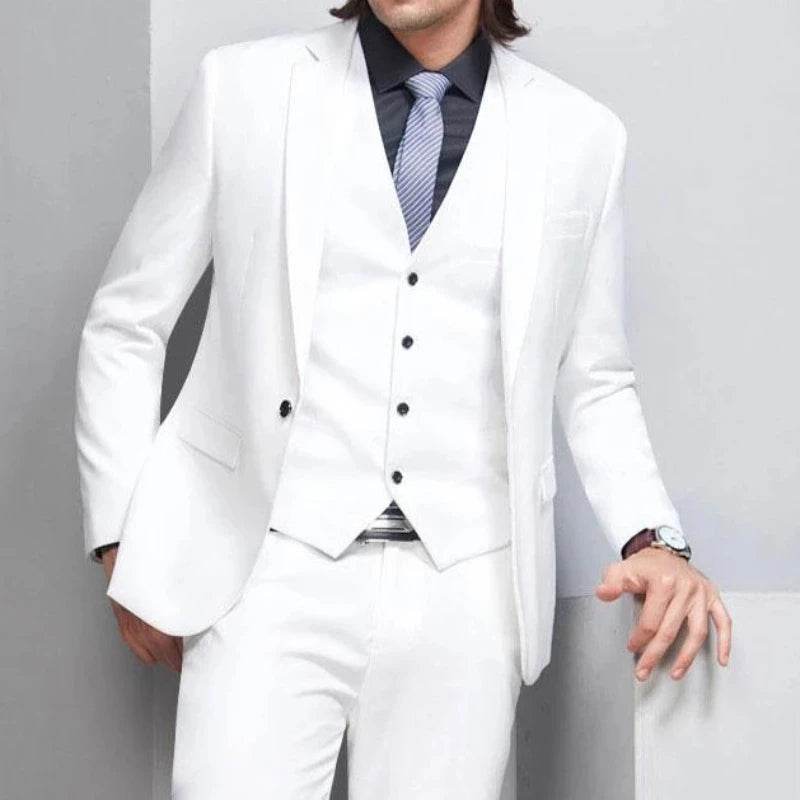 Custom Slim Fit Wedding Suits - Elegant Tuxedo for Groom & Groomsmen - Buy Center US