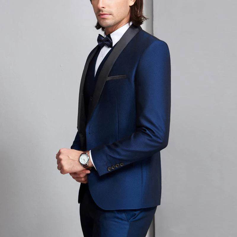 Custom Slim Fit Wedding Suits - Elegant Tuxedo for Groom & Groomsmen - Buy Center US