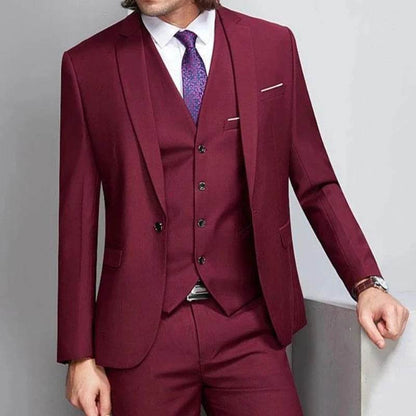 Custom Slim Fit Wedding Suits - Elegant Tuxedo for Groom & Groomsmen - Buy Center US