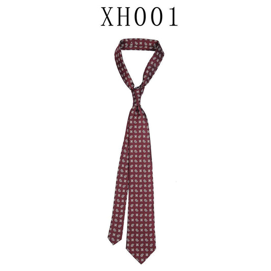 Buycenter Men's High-End Bow Tie - Premium South Korean Silk, Dot Pattern - Buy Center US