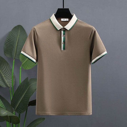 Summer Cotton Polo Shirt - Short Sleeve T-Shirt for Casual Wear - Buy Center US