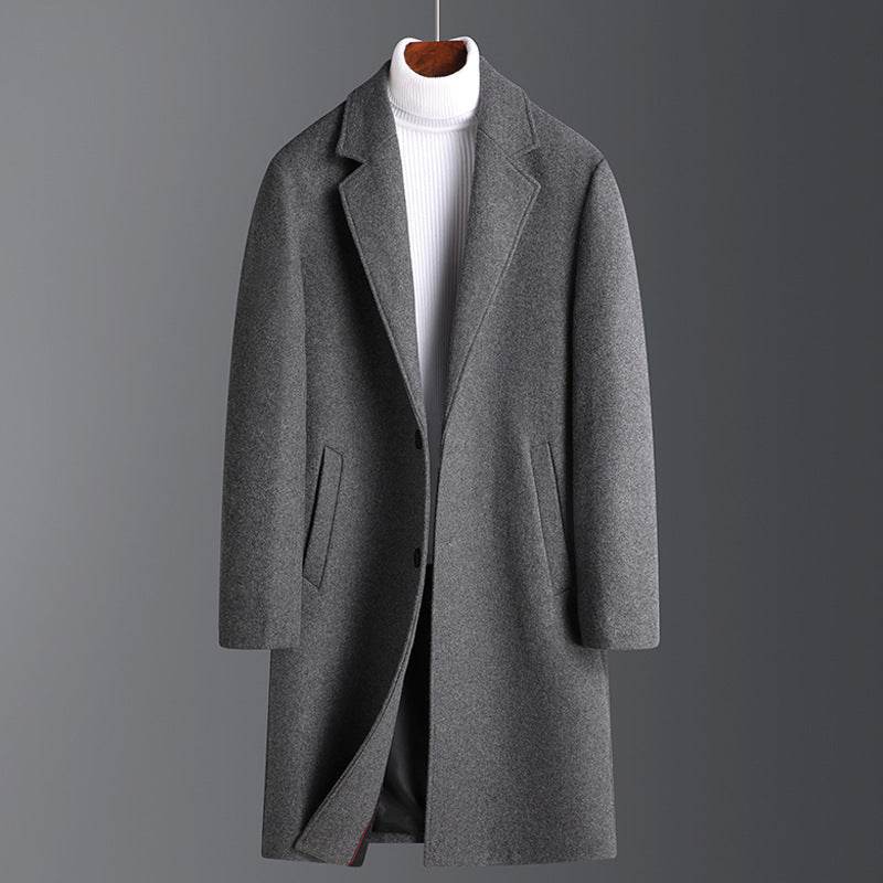 Buycenter Korean Style Wool Coat - Thickened Velvet for Winter Warmth - Buy Center US