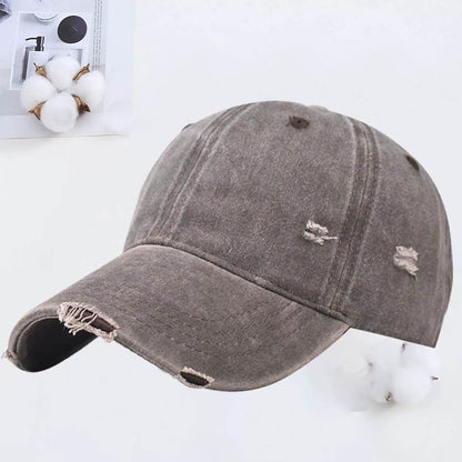 Adjustable Washed Baseball Cap - Embroidered & Printed for All Seasons - Buy Center US