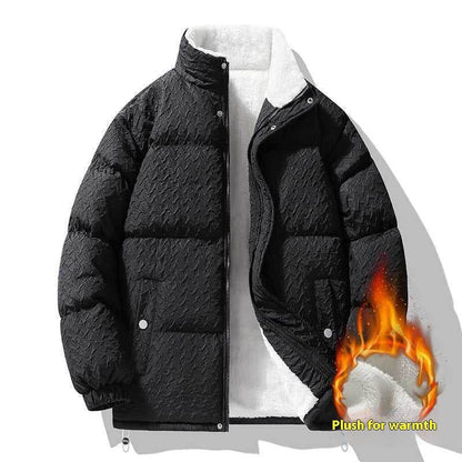 Buycenter Thickened Cotton-Padded Casual Cardigan for Men - Multiple Colors - Buy Center US