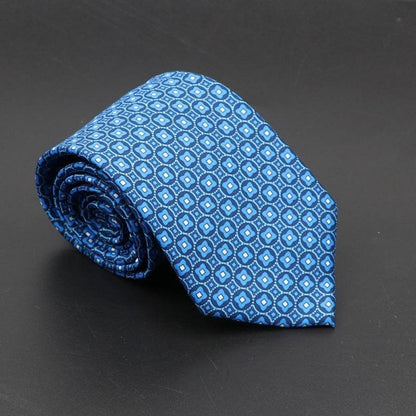 Buycenter Super Soft Silk Ties - 75mm Bohemian Necktie for Men - Buy Center US