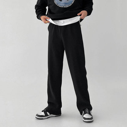 Wide Leg Casual Sports Trousers for Men - Comfortable & Stylish Fit - Buy Center US