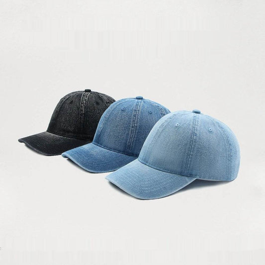 Light Blue Denim Baseball Cap - Adjustable, Breathable, Casual Style - Buy Center US
