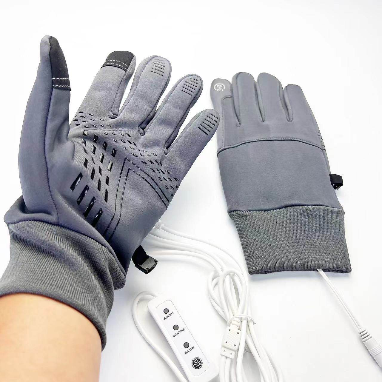 Buycenter USB Heated Gloves - Waterproof Touchscreen Cycling Mittens - Buy Center US