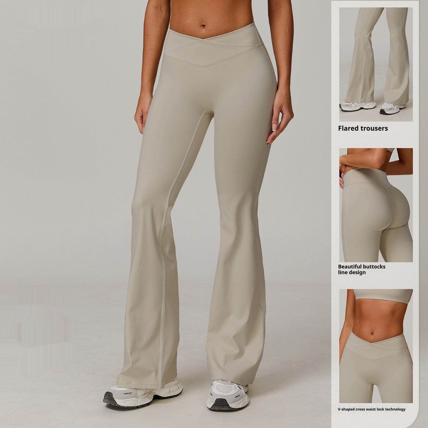 Women's High Waist Bell-Bottom Pants - Versatile Sport & Leisure Fit - Buy Center US