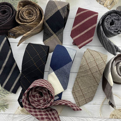 Buycenter Knitted Cotton Bow Tie - Striped Design for Schools - Buy Center US