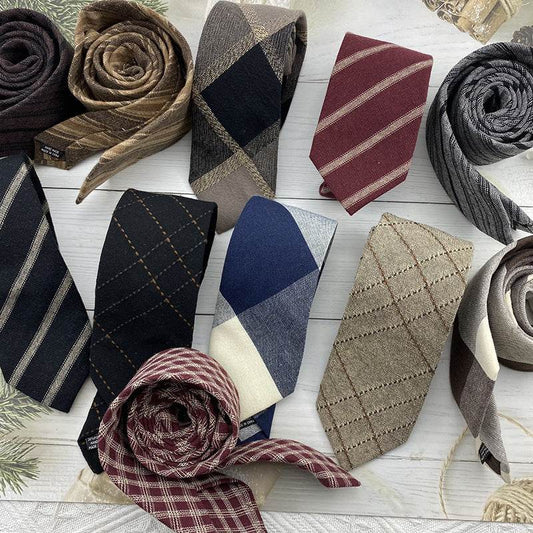 Buycenter Knitted Cotton Bow Tie - Striped Design for Schools - Buy Center US