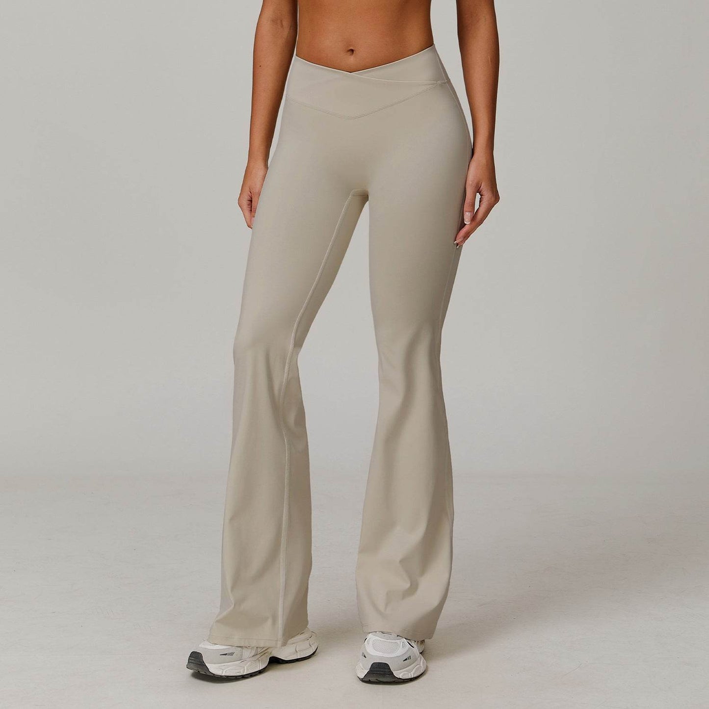 Women's High Waist Bell-Bottom Pants - Versatile Sport & Leisure Fit - Buy Center US