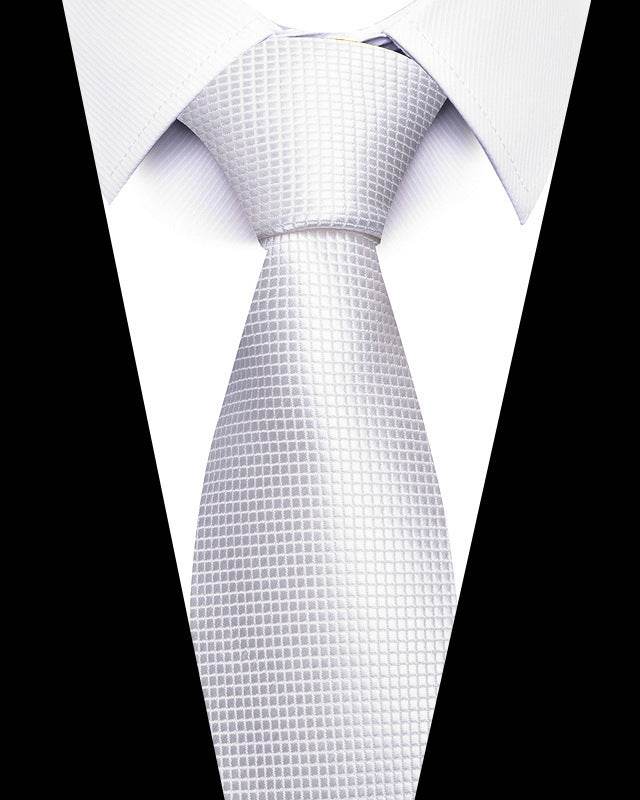 Buycenter 8cm Striped Tie - High-Quality Polyester for Professional Styling - Buy Center US