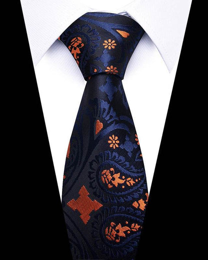Buycenter 8cm Striped Tie - High-Quality Polyester for Professional Styling - Buy Center US