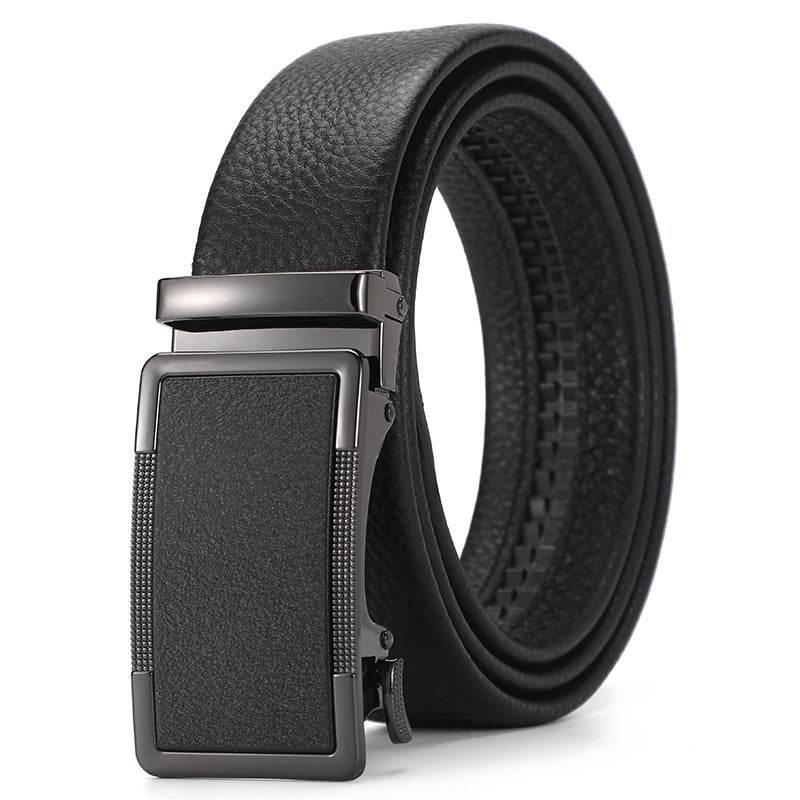Buycenter Genuine Leather Automatic Belt for Boys - Stylish & Durable Design - Buy Center US