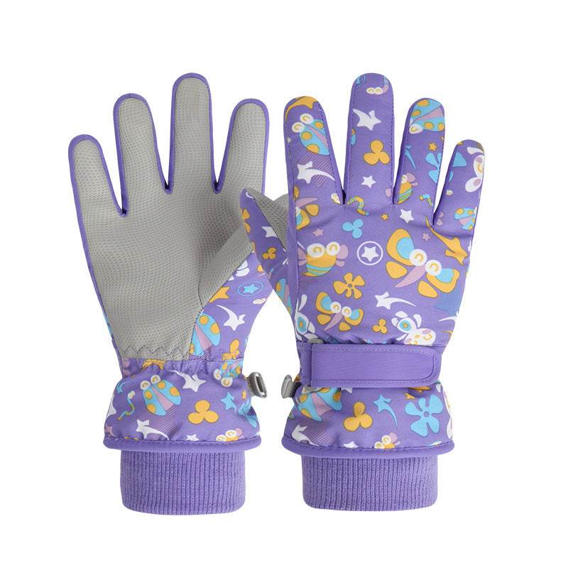 Buycenter Children's Skiing Gloves - Thickened Fleece for Maximum Warmth - Buy Center US