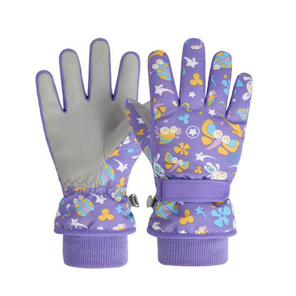 Buycenter Children's Skiing Gloves - Thickened Fleece for Maximum Warmth - Buy Center US